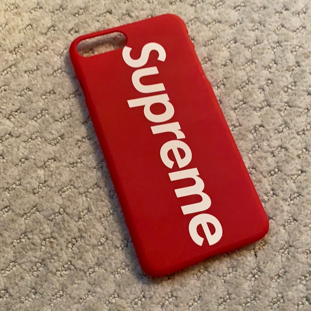 Red Supreme iPhone 7 Plus case
